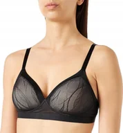 Biustonosze - Biustonosz Triumph Airy Sensation P 01 usztywniany bez fiszbin czarny 75A - miniaturka - grafika 1