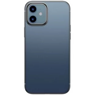 Baseus Shining Case Elastyczne żelowe etui z metaliczną błyszczącą ramką iPhone 12 mini Czarny (ARAPIPH54N-MD01) ARAPIPH54N-MD01 - Etui i futerały do telefonów - miniaturka - grafika 1