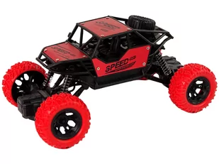 Auto Zdalnie Sterowane Terenowe R/C 1:18 Czerwone - Akcesoria i części modelarskie - miniaturka - grafika 2