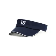 Czapki damskie - Damska czapka z daszkiem Wilson Classic Visor Classic Navy - miniaturka - grafika 1