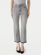 Spodnie damskie - OUI Jeansy 89314 1345707 Szary Regular Fit - miniaturka - grafika 1