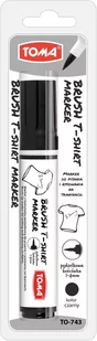 Marker do t-shirtów, czarny - Zabawki kreatywne - miniaturka - grafika 1