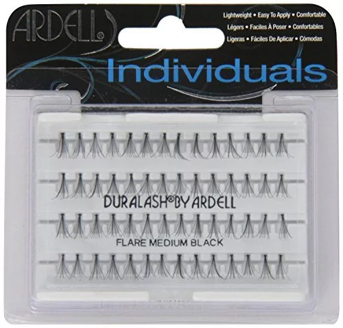 Ardell Individual DuraLash - Kępki rzęs - 408105 - KNOT FREE FLARES MEDIUM BLACK ARDIDL-408105