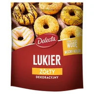 Ciasta i półprodukty do ciast - Delecta Lukier dekoracyjny żółty 80 g - miniaturka - grafika 1