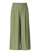 Spodnie damskie - Pieces Kuloty "Nya" w kolorze zielonym - miniaturka - grafika 1