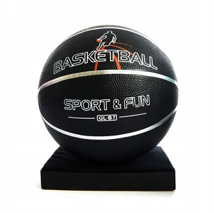 Piłka do kosza Basketball czarny MIDEX RBKC725C Toys - Piłki dla dzieci - miniaturka - grafika 1