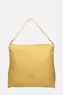 Torebki damskie - Duża torebka worek na ramię Nobo żółta - miniaturka - grafika 1