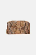 Portfele - NOBO duży damski portfel imitacja skóra węża - Nobo - miniaturka - grafika 1