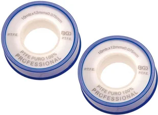 BGS 8582 2 rolki PTFE taśma uszczelniająca po 10 meter długość 12 MM szerokości BGS-8582 - Akcesoria do urządzeń ogrodniczych - miniaturka - grafika 1