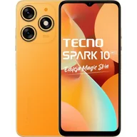 Telefony komórkowe - TECNO Spark 10 4/128GB 6.6" 90Hz Pomarańczowy TECNO KI5Q - miniaturka - grafika 1