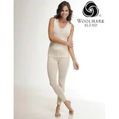 Odzież trekkingowa damska - Legginsy termoaktywne turystyczne damskie Woolona Merino - miniaturka - grafika 1