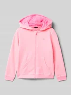 Bluzy dla dziewczynek - Bluza rozpinana z kapturem - miniaturka - grafika 1