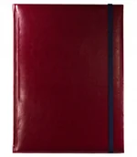 Notesy i bloczki - Notes książkowy A4 Sydne BORDOWY gumka zamykająca czarna, notatnik - miniaturka - grafika 1