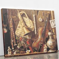 Malowanie po numerach - Kolekcja Instrumentów - Malowanie Po Numerach 50X40 Cm - miniaturka - grafika 1