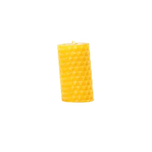 Świeca z węzy pszczelej walec W-053 wys. 5 cm - Świece - miniaturka - grafika 1