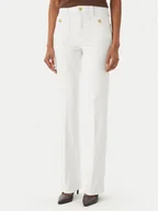 Spodnie damskie - Tommy Hilfiger Jeansy WW0WW48580 Biały Bootcut Fit - miniaturka - grafika 1