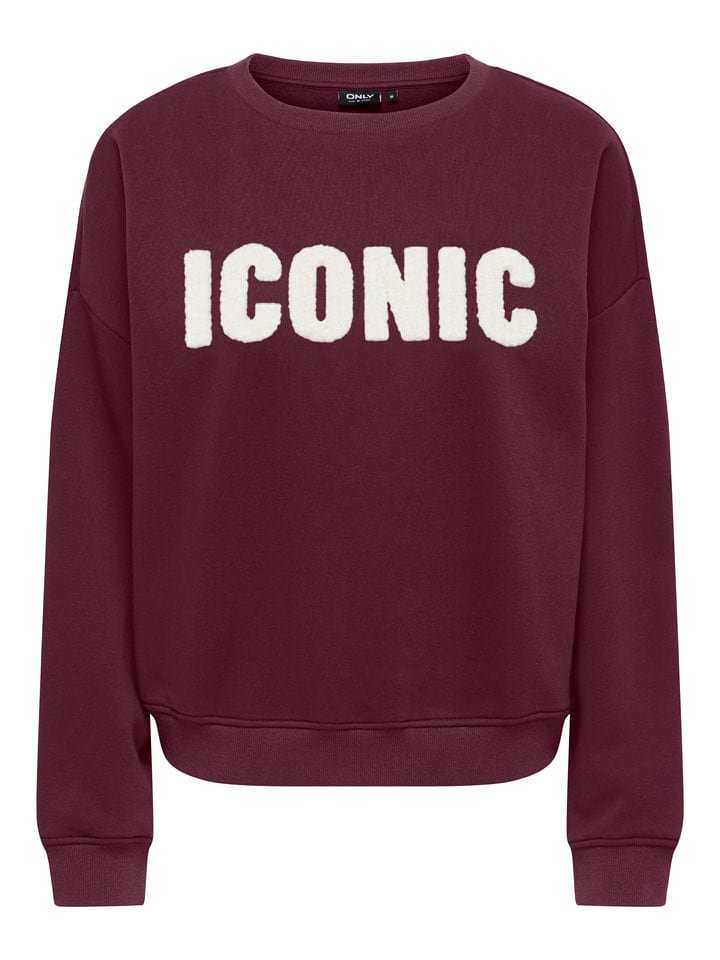 ONLY Bluza w kolorze bordowym