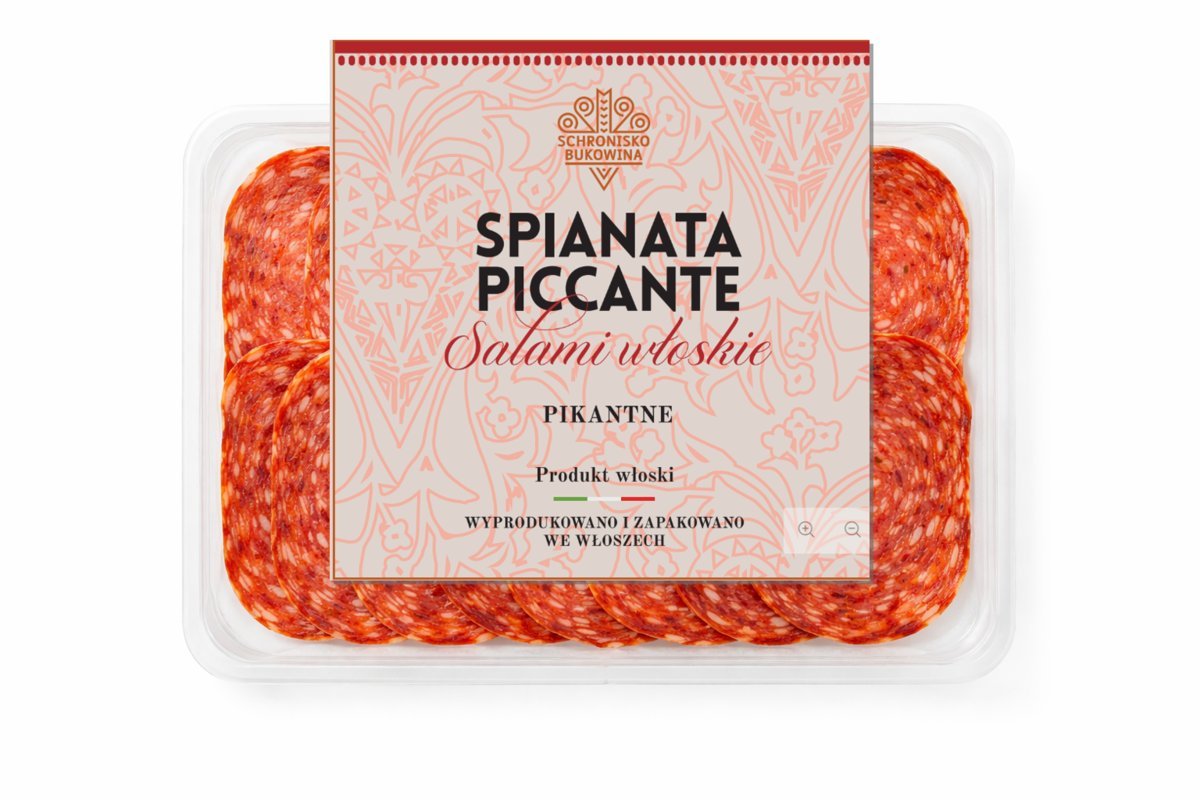 salami Spianata Piccante 80g - Schronisko Bukowina