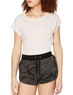 Spodenki damskie - Urban Classics Szorty damskie Camo Hotpants, wielokolorowy (Dark Camo/Black 1058), L - miniaturka - grafika 1