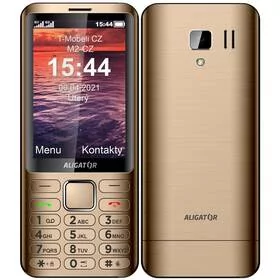 Aligator D950 Dual Sim (AD950GD) Złoty - Telefony komórkowe - miniaturka - grafika 1