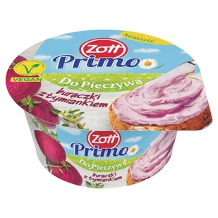 Zott Primo Roślinny krem do smarowania 130 g - Śmietana - miniaturka - grafika 1