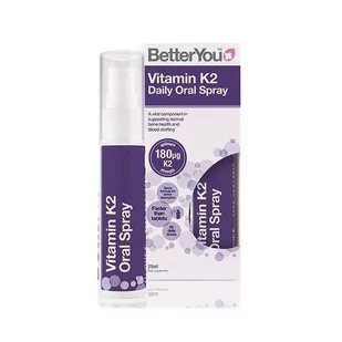 BETTERYOU BETTERYOU Vitamin K2 Daily Oral Spray 25ml - Witaminy i minerały dla sportowców - miniaturka - grafika 1