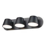 Lampy ścienne - Italux Kinkiet lampa ścienna Kuola MB1350-3 BK Czarny MB1350-3 BK - miniaturka - grafika 1