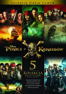 Galapagos Pakiet: Piraci z Karaibów 1-5, 5 DVD Gore Verbinski, Rob Marshall, Joachim Ronning - Filmy przygodowe DVD - miniaturka - grafika 1