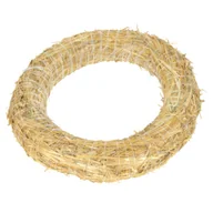 Sztuczne kwiaty - [w04051] Wianek słomiany oponka 35cm - miniaturka - grafika 1