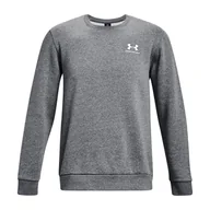 Bluzy męskie - Bluza fitness męska Under Armour Essential Fleece Crew - miniaturka - grafika 1