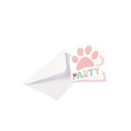 Kartki okolicznościowe i zaproszenia - ZAPROSZENIA HELLO PETS 8szt - miniaturka - grafika 1