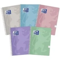 Kołozeszyt A5/80K kratka Touch Pastel (5szt) - Zeszyty szkolne - miniaturka - grafika 1
