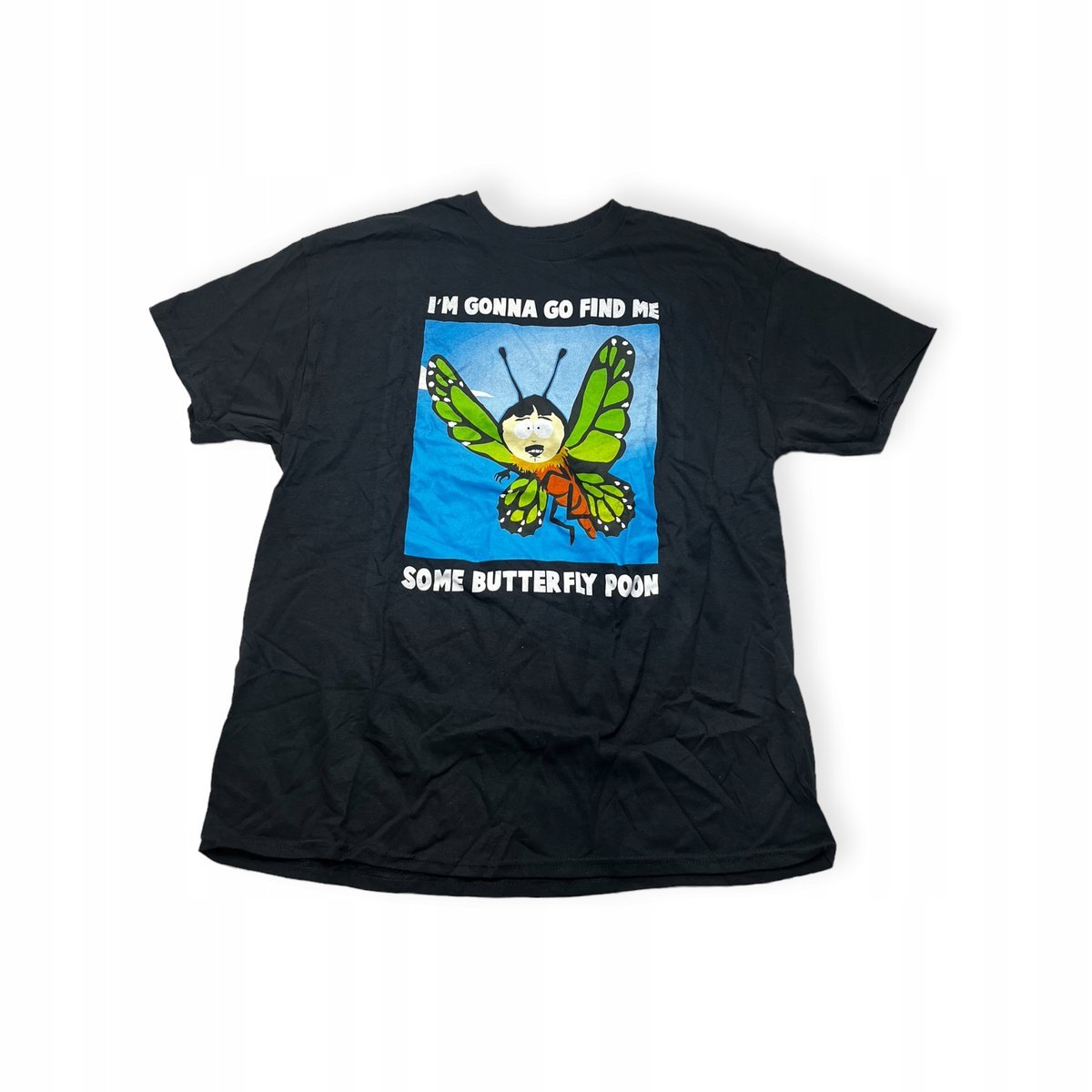 Koszulka T-shirt męski okrągły dekolt SPENCER'S nadruk L