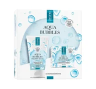 Żele do mycia twarzy - Lirene - Aqua Bubbles - Zestaw prezentowy kosmetyków do pielęgnacji twarzy - Nawilżający żel myjący 150 ml + Hydrokrem 50 ml - miniaturka - grafika 1
