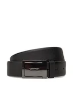 Paski - Calvin Klein Pasek Męski Formal Plaque Tex 35Mm K50K512843 Czarny - miniaturka - grafika 1