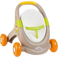 Pchacze - Smoby MiniKiss Chodzik Pchacz 3w1 Wózek dla Lalek 210206 - miniaturka - grafika 1