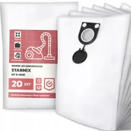 Worki do odkurzaczy - 20x Worek do Odkurzacza Starmix Nt 9-1035 Syntetyczny Pojemny Mocny duży G9 - miniaturka - grafika 1