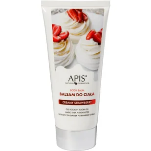 APIS Body Balm Balsam Do Ciała Creamy Strawberry 200ml - Balsamy i kremy do ciała - miniaturka - grafika 1