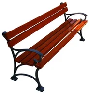 Ławki ogrodowe - Elior Ławka ogrodowa z podłokietnikami 150 cm F2-G47 - miniaturka - grafika 1