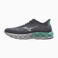 Sport OUTLET - Buty do biegania damskie Mizuno Wave Sky 8 india ink/neo silver/dusty jade green WYSYŁKA W 24H 30 DNI NA ZWROT - miniaturka - grafika 1