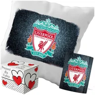 Gadżety dla niej i dla niego - Kubek Poduszka Liverpool 330ml 40x40cm i Opakowanie Na Prezent - miniaturka - grafika 1