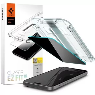 Szkło hartowane SPIGEN Glas.TR EZ Fit Privacy do Apple iPhone 15 - Szkła hartowane na telefon - miniaturka - grafika 1