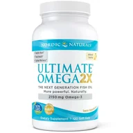Witaminy i minerały - Ultimate Nordic naturals Nordic naturals Nordic Naturals Omega 2X 2150mg Smak Cytrynowy 120 kapsułek miękkich P32736 - miniaturka - grafika 1