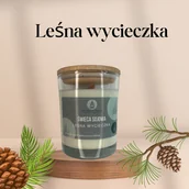 Świece - Leśna wycieczka Świeca sojowa z drew. zamknięciem 250 ml - miniaturka - grafika 1