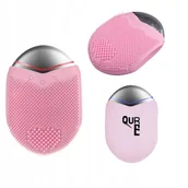 Szczoteczki do twarzy - SZCZOTECZKA SONICZNA DO CZYSZCZENIA I MYCIA TWARZY WODOODPORNA + MASAŻER - miniaturka - grafika 1