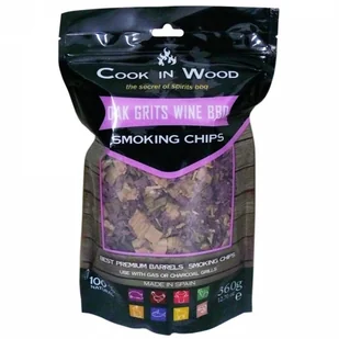 COOK IN WOOD - Grys dębowy - WINO - Akcesoria do grilla - miniaturka - grafika 1
