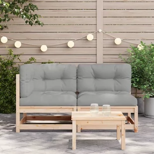 2-osobowa sofa ogrodowa z poduszkami, lite drewno sosnowe Lumarko! - Sofy ogrodowe - miniaturka - grafika 4