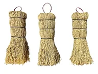 Akcesoria i części do ekspresów do kawy - Coladera Zestaw 3 szczoteczek do naczyń z naturalnego włókna, meksykańskie środki czyszczące Escobetas Molcajete z wieszakami, zrównoważone kuchenne szczotki do czyszczenia naczyń, do garnków, zlewów - miniaturka - grafika 1