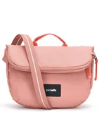 Torby męskie - Torba antykradzieżowa z klapą Pacsafe GO Saddle Crossbody - rose - miniaturka - grafika 1