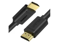 Kable komputerowe i do monitorów - UNITEK przewód BASIC HDMI v2.0 Y-C139M gold 3M - miniaturka - grafika 1